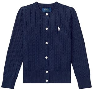 Ralph Lauren Navy Blue Girls Cardigan